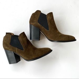 Sigerson Morrison Boots Size 8.5 Brown Suede